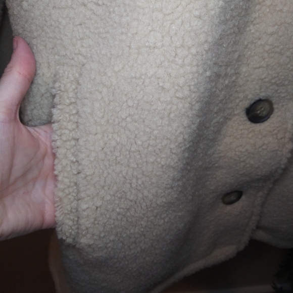 Koolaburra By UGG Doe Tan Relaxed Sherpa Shacket - Picture 6 of 16